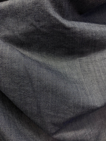 Lightweight Cotton Denim - Marled Blue
