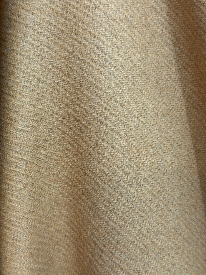 Heritage Label - Italian Melton Twill Wool - Camel Tan
