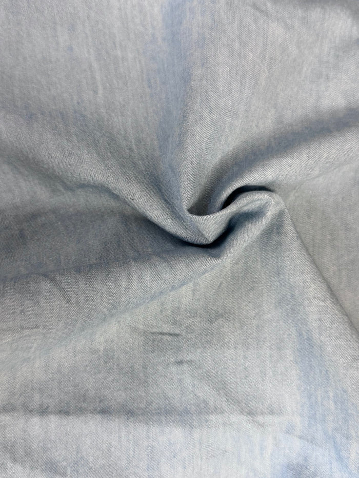 Lightweight Cotton Denim - Light Blue