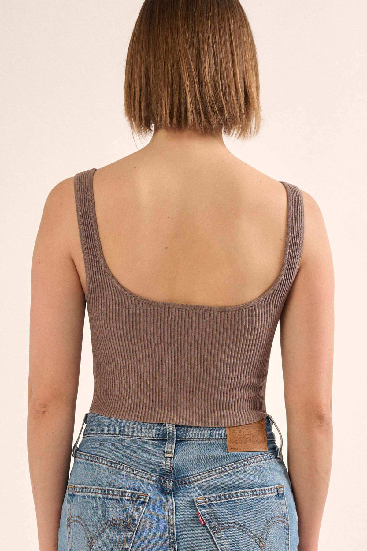 Shaper Fit Sweetheart Rib-Knit Tank Top