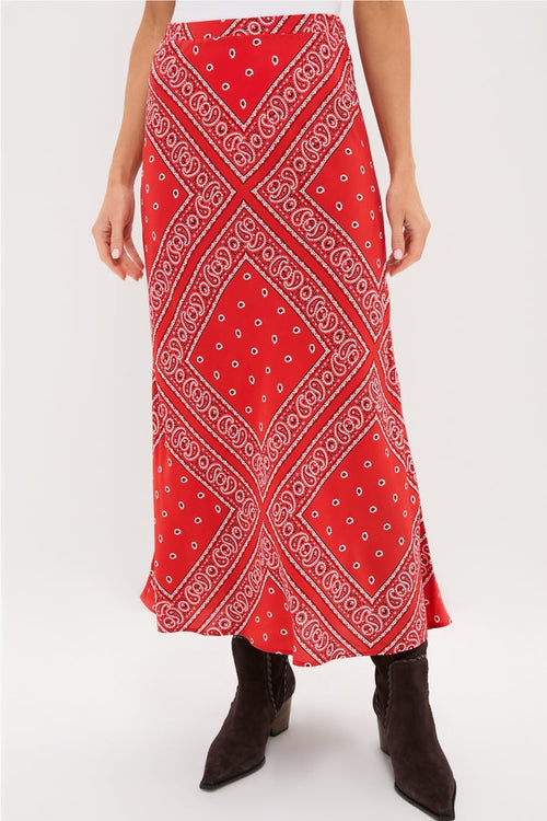Aces Wild Red Suki Skirt