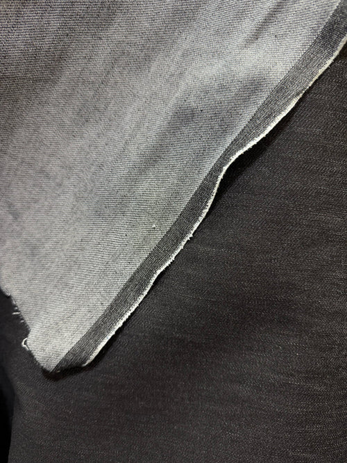 Stretch Cotton Denim - Charcoal