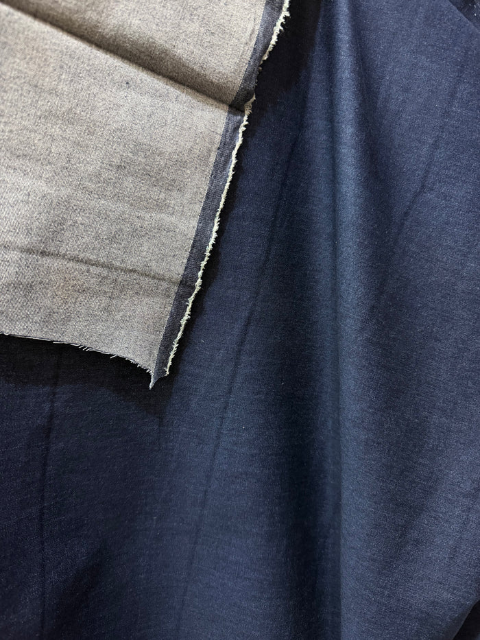 Stretch Cotton Denim - Bright Indigo Blue