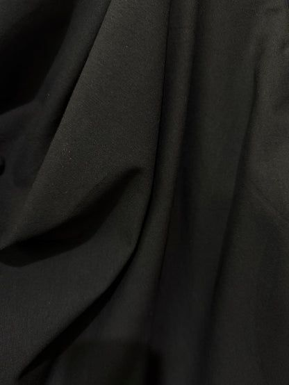 Cotton Spandex Jersey 12 OZ - Jet Black