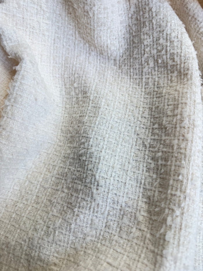 Heritage Label - Italian Designer Wool Boucle - Cream