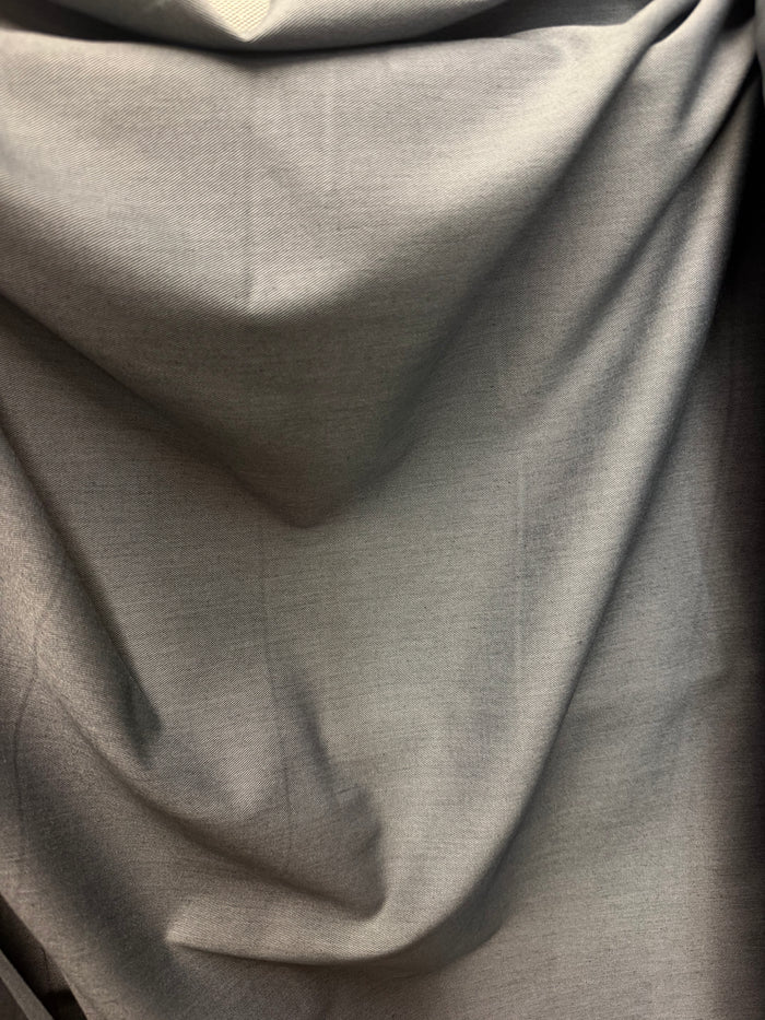Stretch Poly Rayon Suiting - Medium Grey