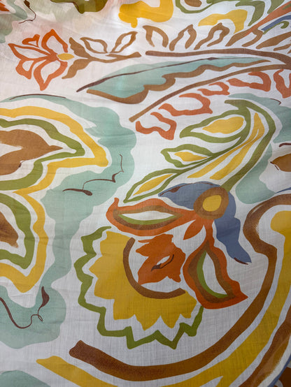 Printed Cotton Voile - Jumbo Abstract Paisley