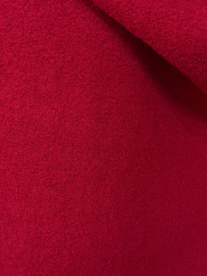 American Heritage - Heavy Weight Wool Blend Jersey Boucle - True Red
