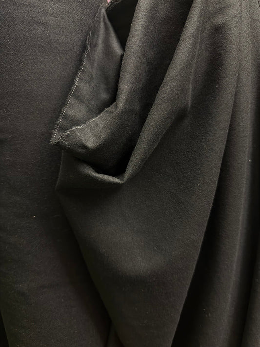 Heritage Label - Italian Wool Flannel Suiting - Black