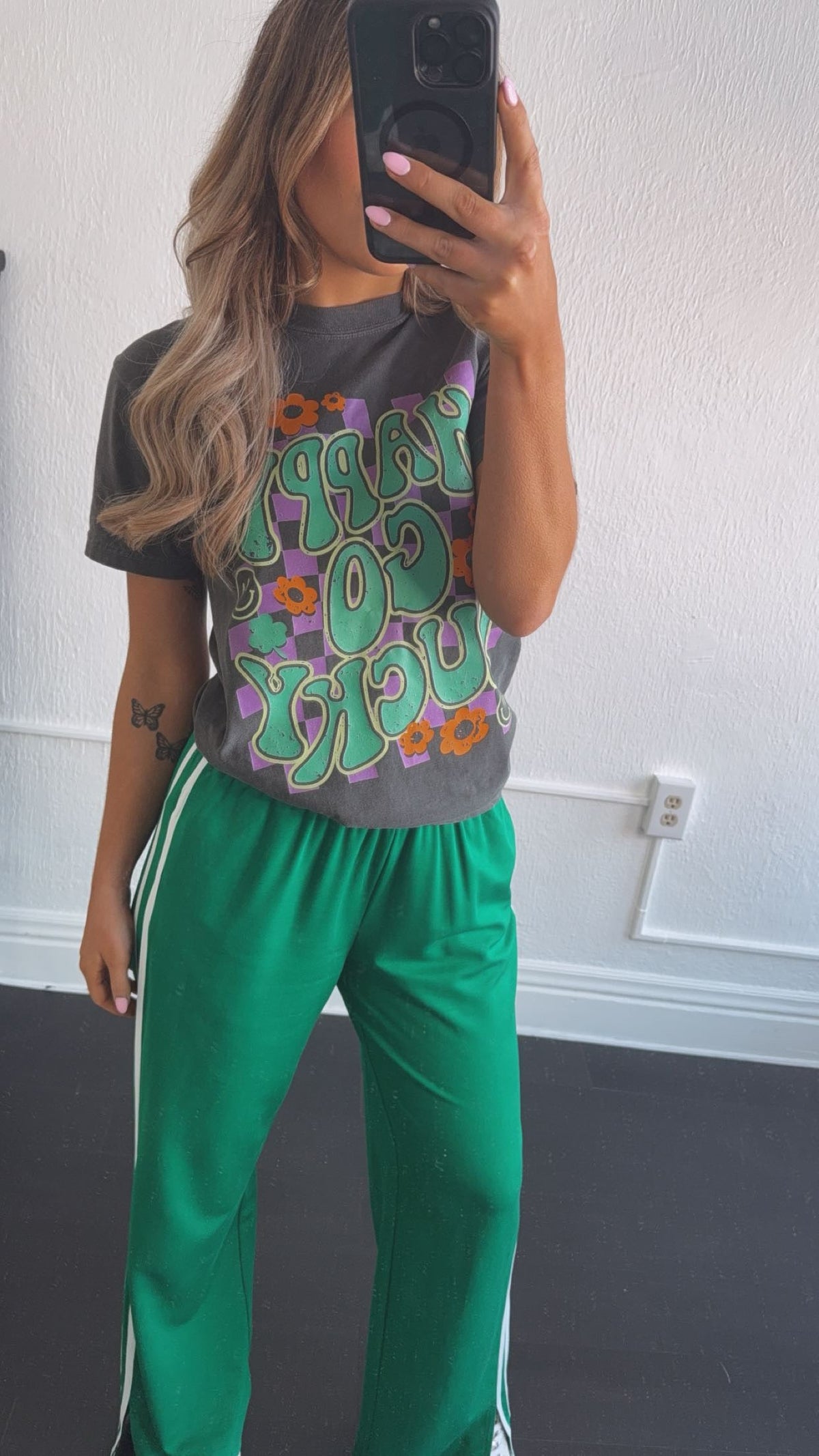 Happy Go Lucky St. Pattys Day Tee
