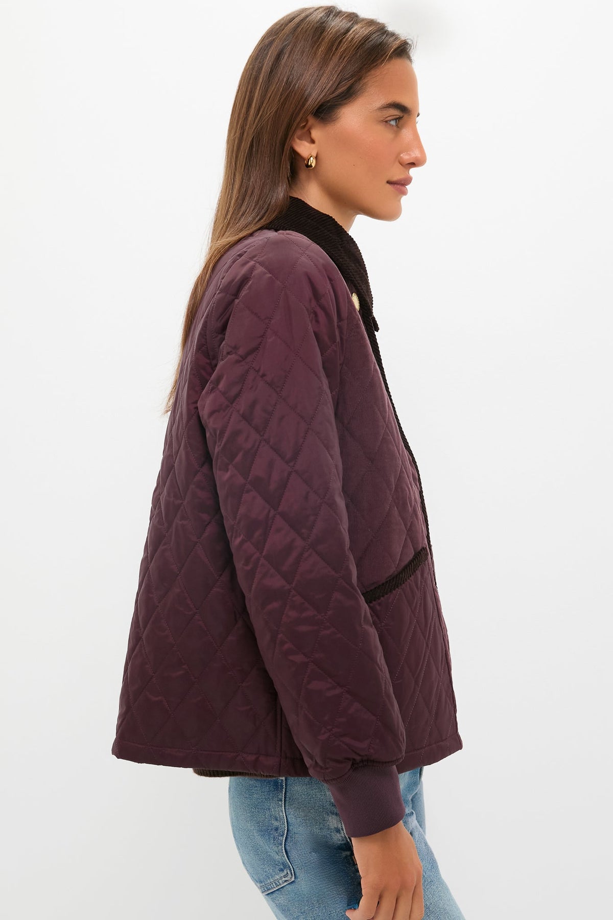 Black Cherry Marla Quilted Jacket
