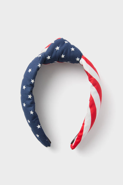 Americana Knotted Headband