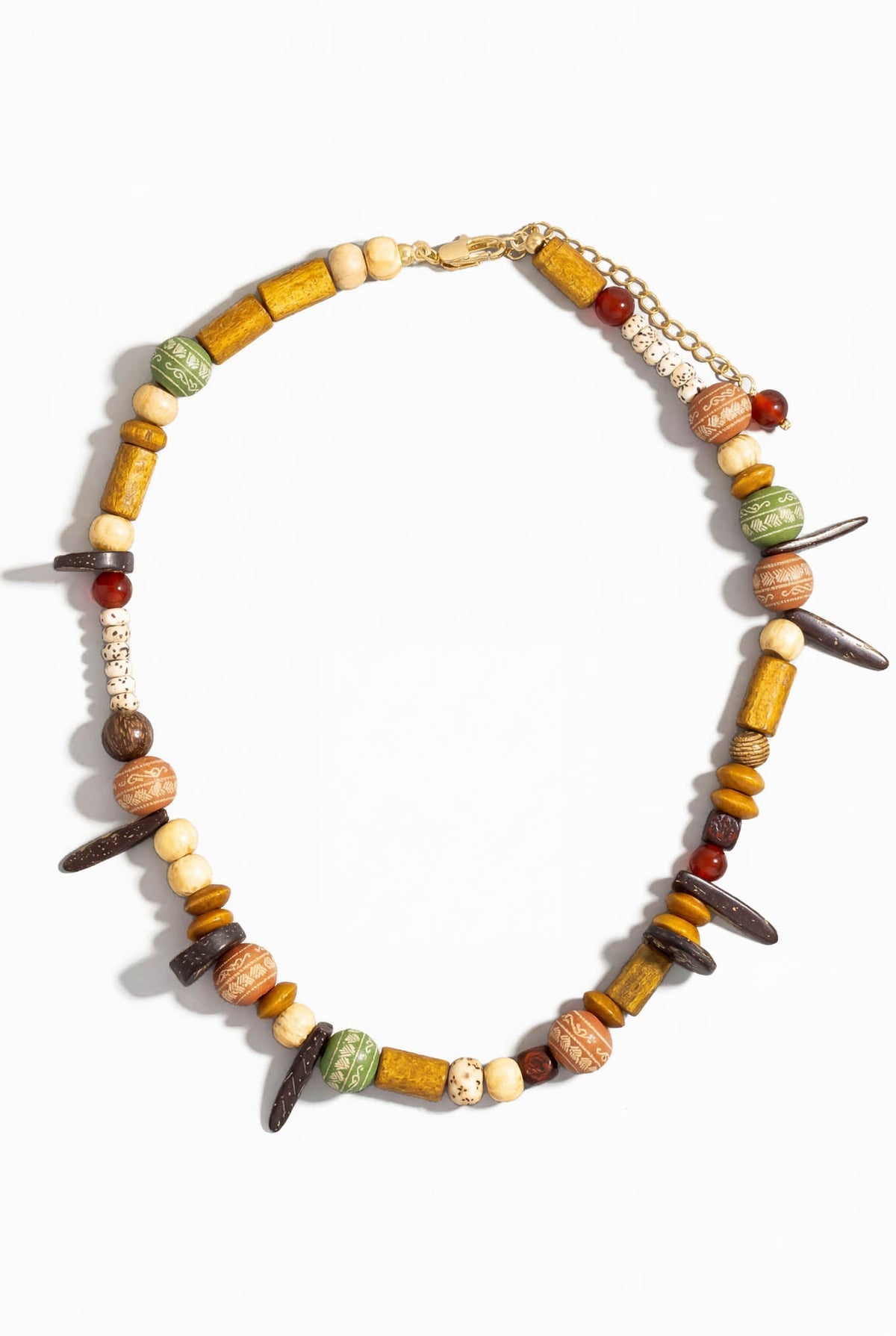 Ojai Multicolor Boho Beaded Necklace