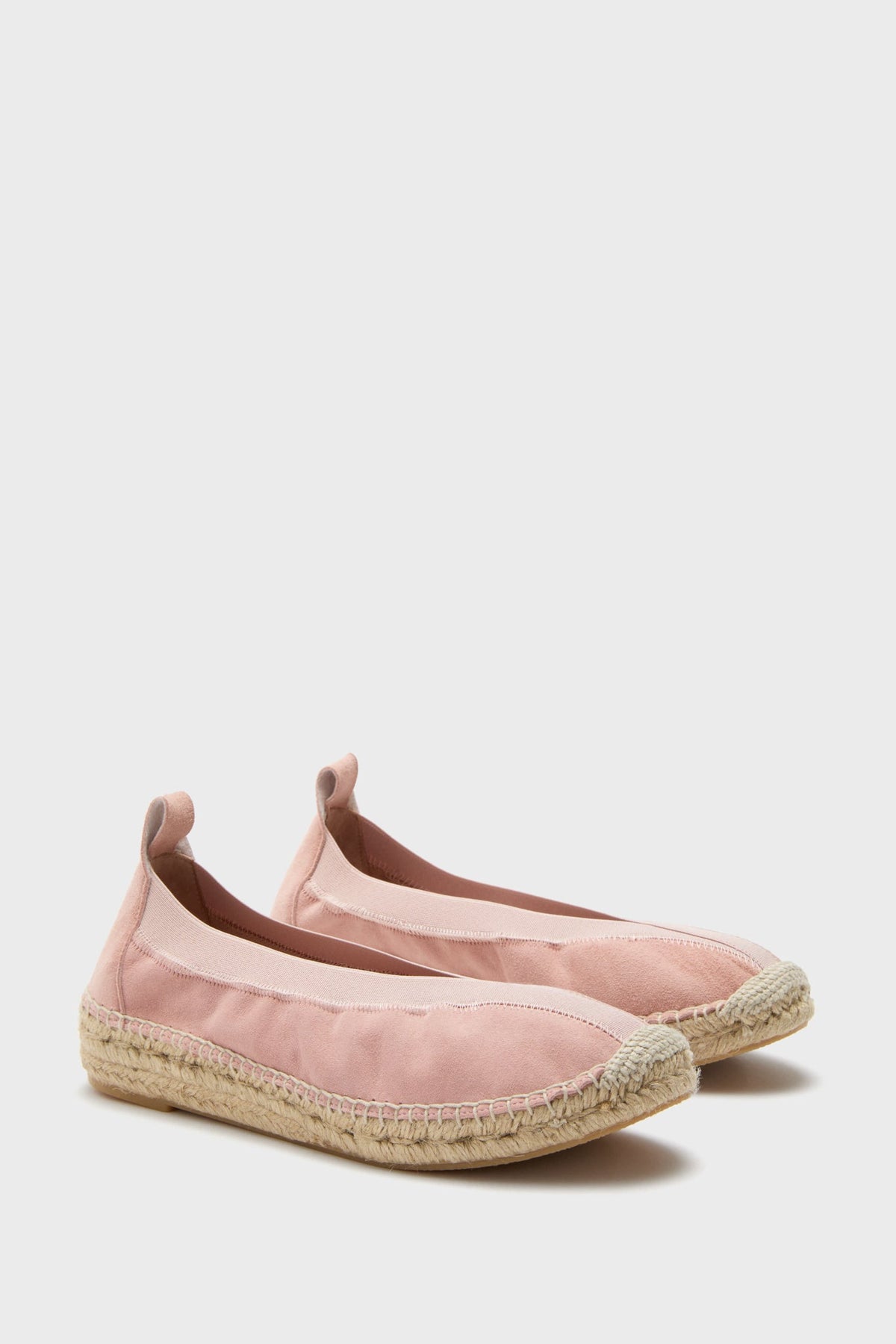 Ballet Pink Suede Jade Flats
