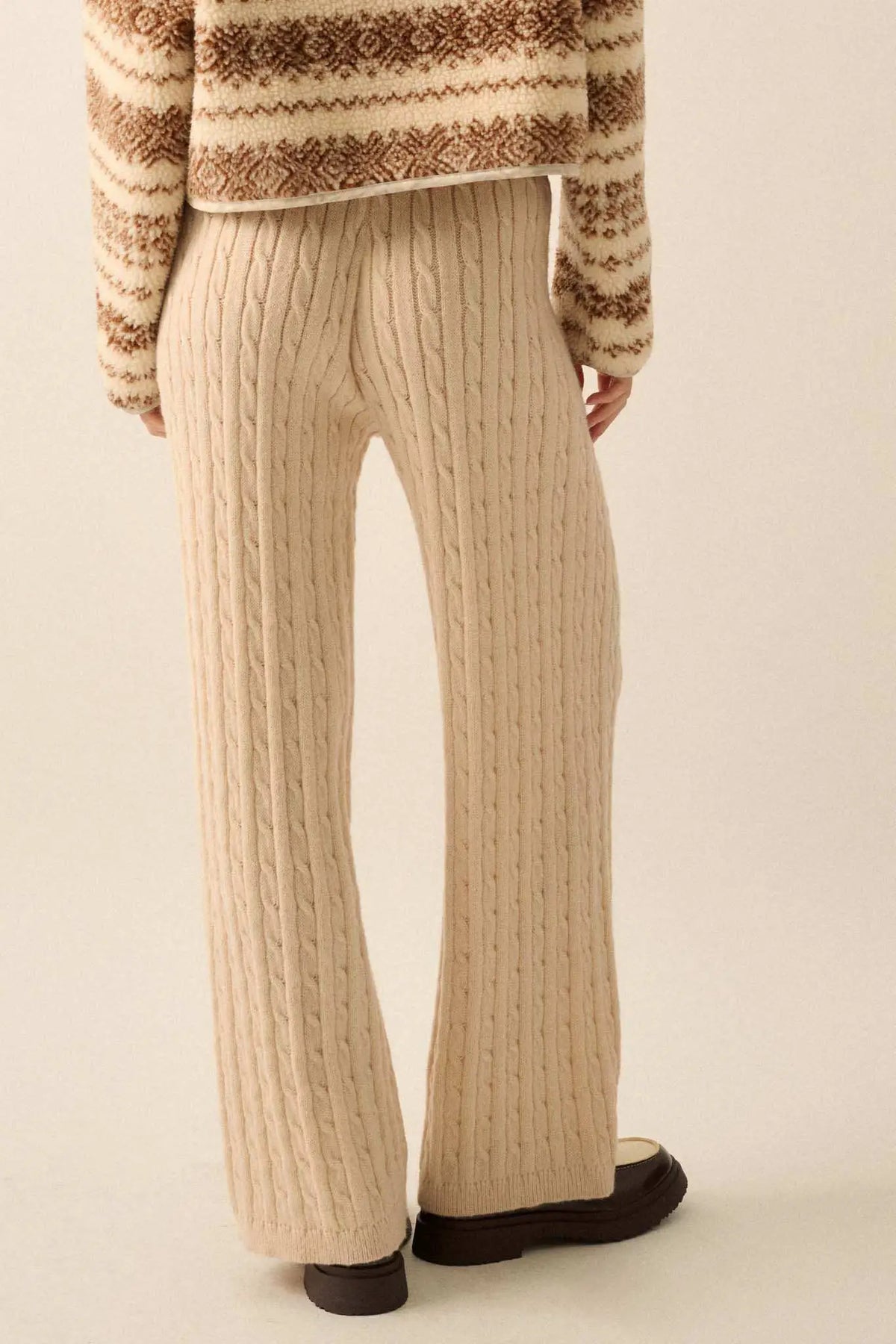 Better Together Cable Knit Sweater Pants