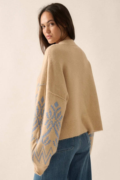 Altitude Adjustment Oversize Alpine Knit Sweater