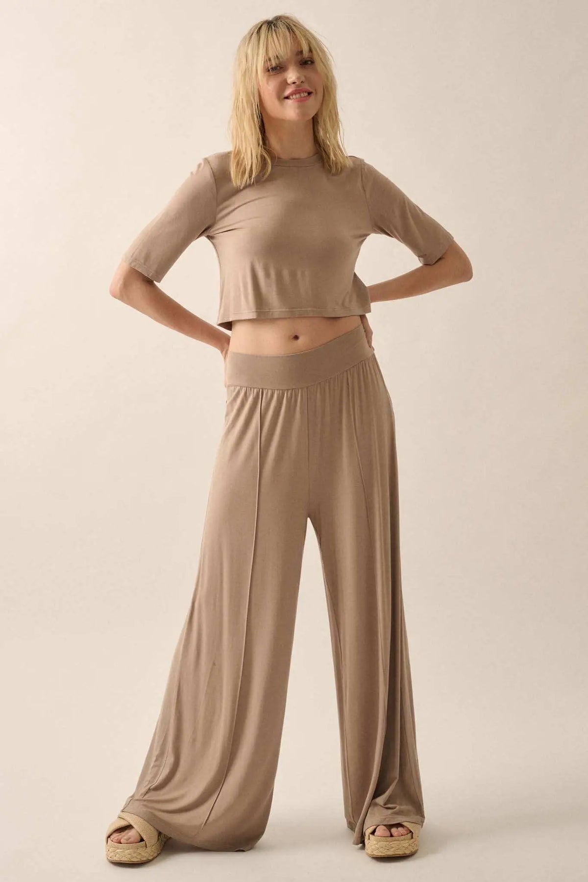 Essential Trends Modal Jersey Cropped Tee