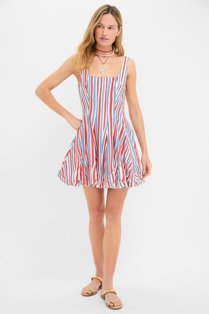 Americana Stripe Sadie Dress