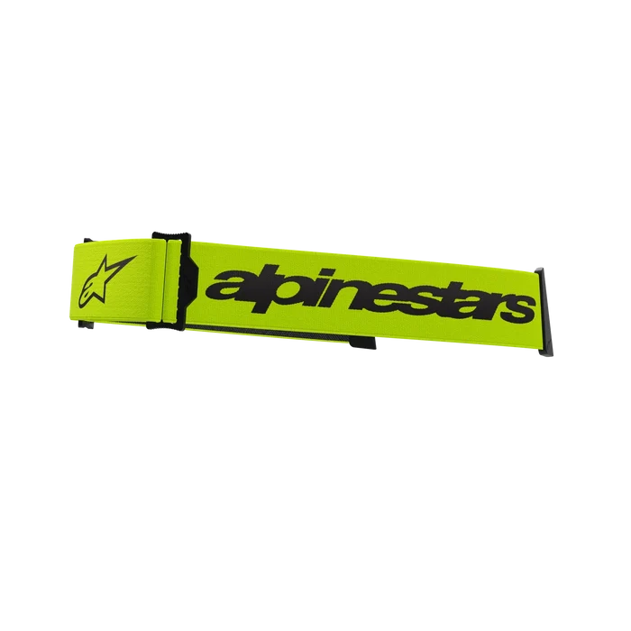 Alpinestars Supertech Goggle Replacement Strap - Yellow Fluo Black
