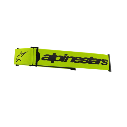 Alpinestars Supertech Goggle Replacement Strap - Yellow Fluo Black