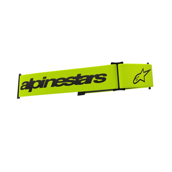 Alpinestars Supertech Goggle Replacement Strap - Yellow Fluo Black