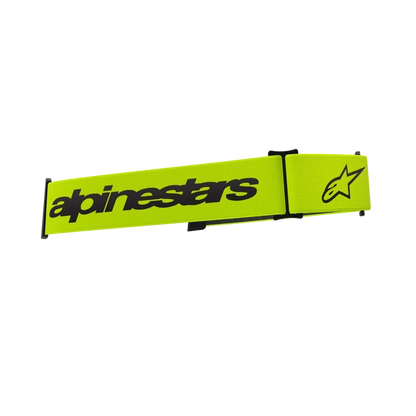 Alpinestars Supertech Goggle Replacement Strap - Yellow Fluo Black