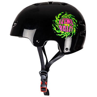 Bullet X Santa Cruz Slime Logo Youth Helmet - Black