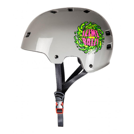 Bullet X Santa Cruz Slime Logo Youth helmet - Grey
