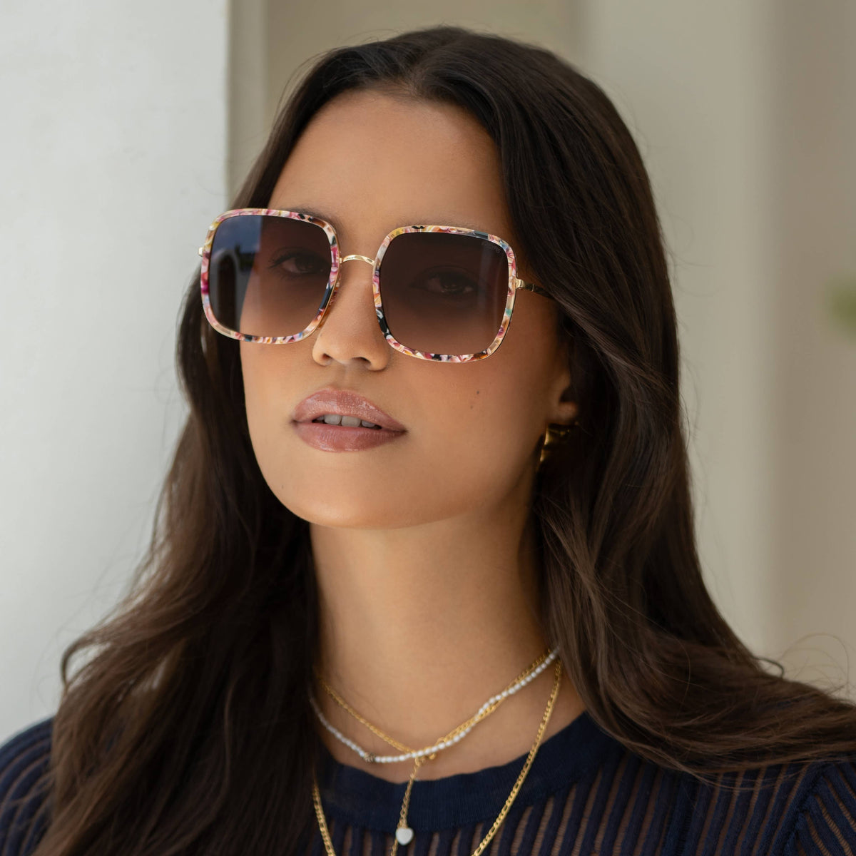 FREYRS: Cosmo Acetate Womens Square Sunglasses