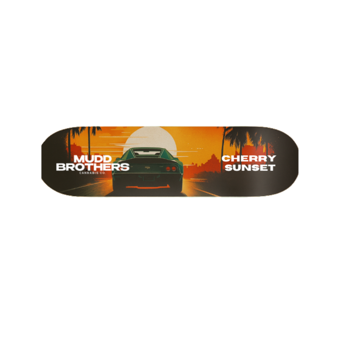 "CHERRY SUNSET" Muddy Skateboard