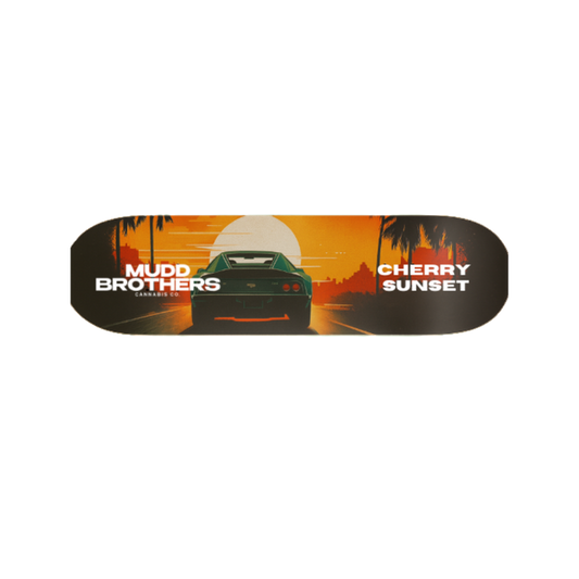"CHERRY SUNSET" Muddy Skateboard