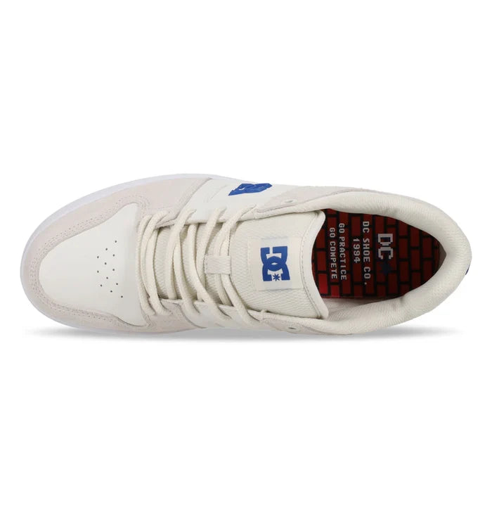 DC Manteca 4 S - Off White/Blue/Red