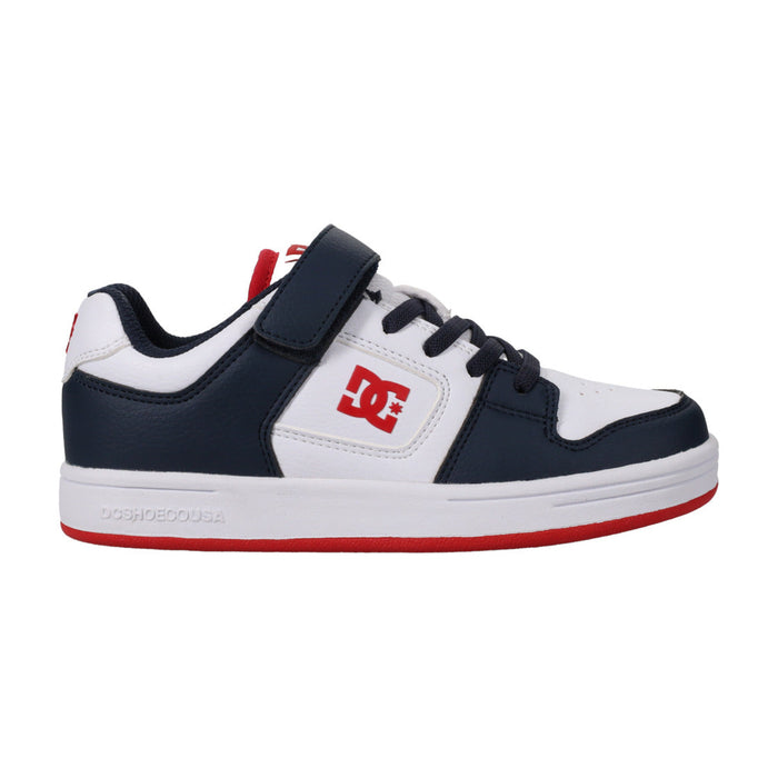DC Youth Manteca 4 V SN - White/Navy/Red