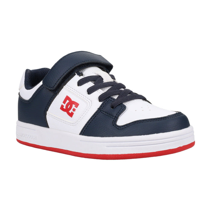 DC Youth Manteca 4 V SN - White/Navy/Red