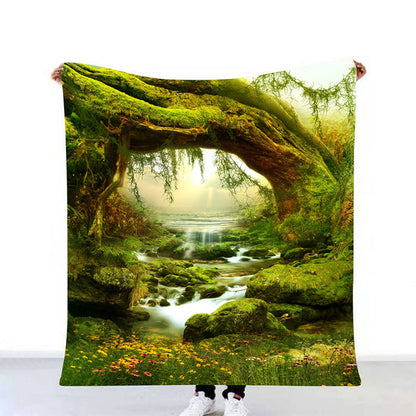 Digital Printing Flannel Siesta Cover Blanket