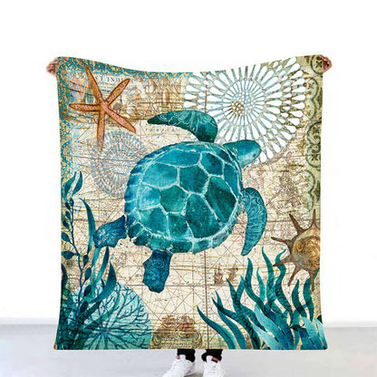 Digital Printing Flannel Siesta Cover Blanket