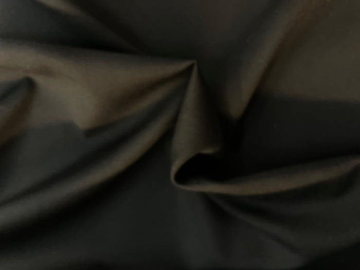 Italian Wool Gaberdine - Jet Black