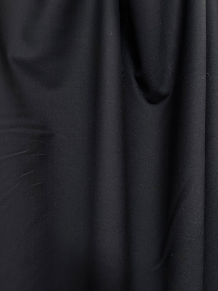 Stretch Tropical Wool Suiting - Dark Navy