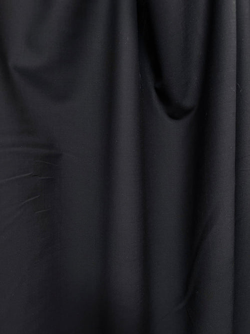 Stretch Tropical Wool Suiting - Dark Navy