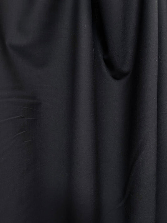 Stretch Tropical Wool Suiting - Dark Navy