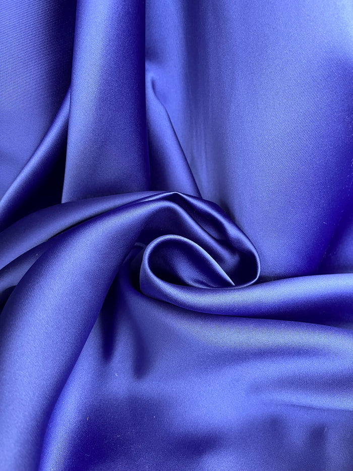 Italian Poly Double Sided Satin - Ultramarine Blue