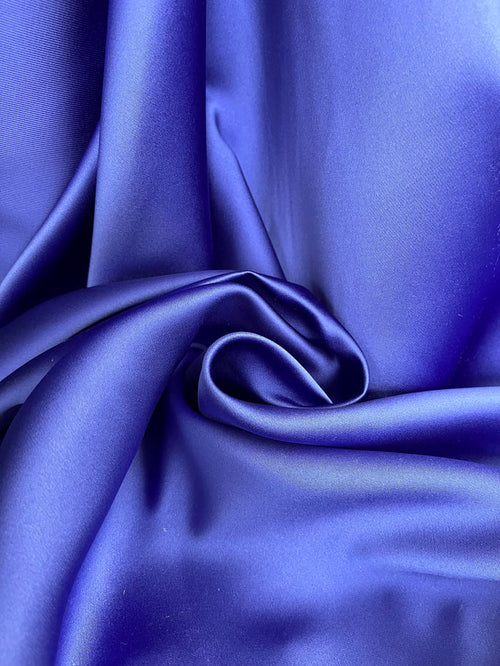 Italian Poly Double Sided Satin - Ultramarine Blue