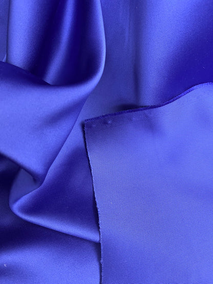 Italian Poly Double Sided Satin - Ultramarine Blue