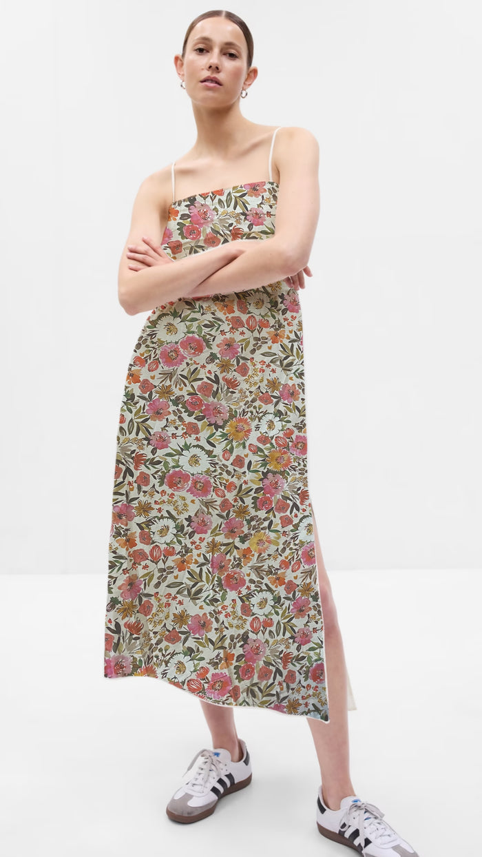Italian Textured Printed Cotton - White, Brown, Blue