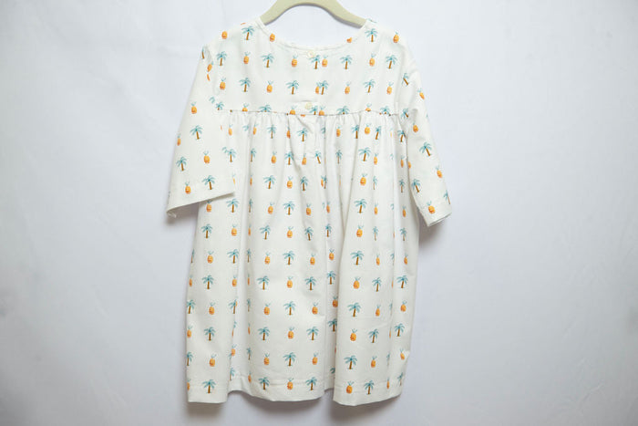 Joss Top in Blue Palm, SIZE 10