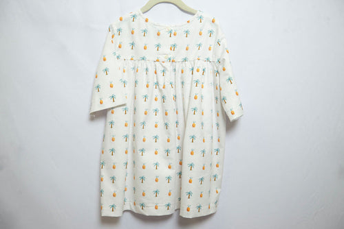 Joss Top in Blue Palm, SIZE 10