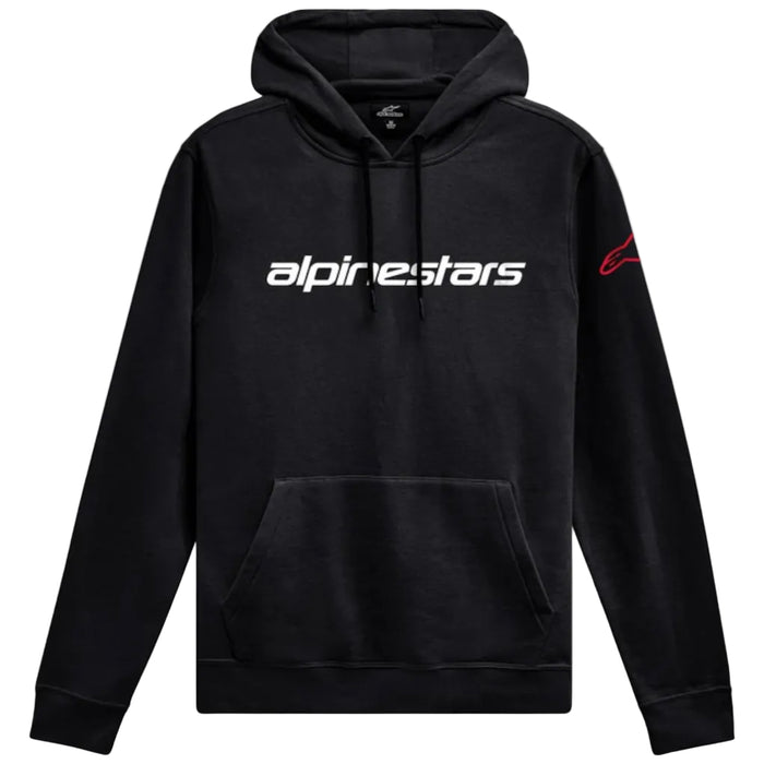 Linear Wordmark V3 Hoodie - Black/White/Red