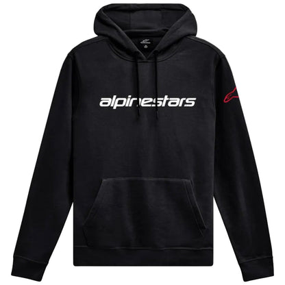 Linear Wordmark V3 Hoodie - Black/White/Red