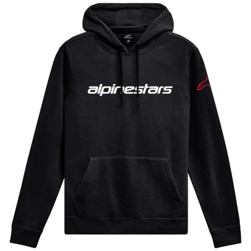 Linear Wordmark V3 Hoodie - Black/White/Red
