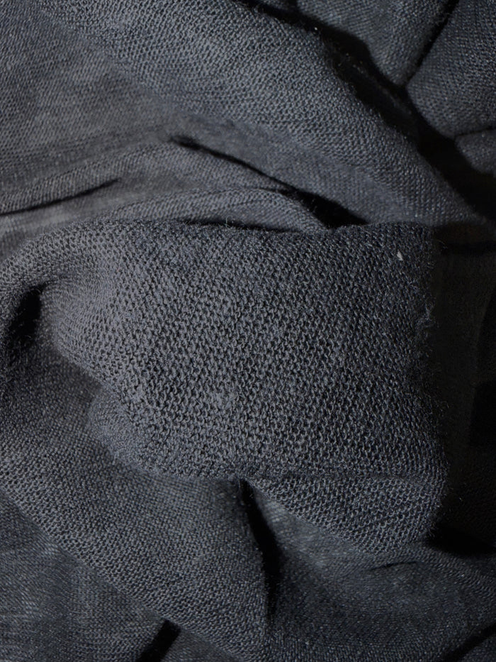Linen Jersey - Jet Black